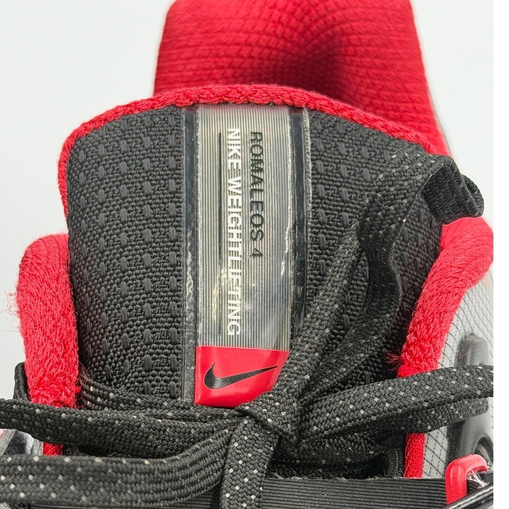 Nike Romaleos 4 Weightlifting Shoes Black White Red CD3463-003 Mens Size 13 - Picture 6 of 8